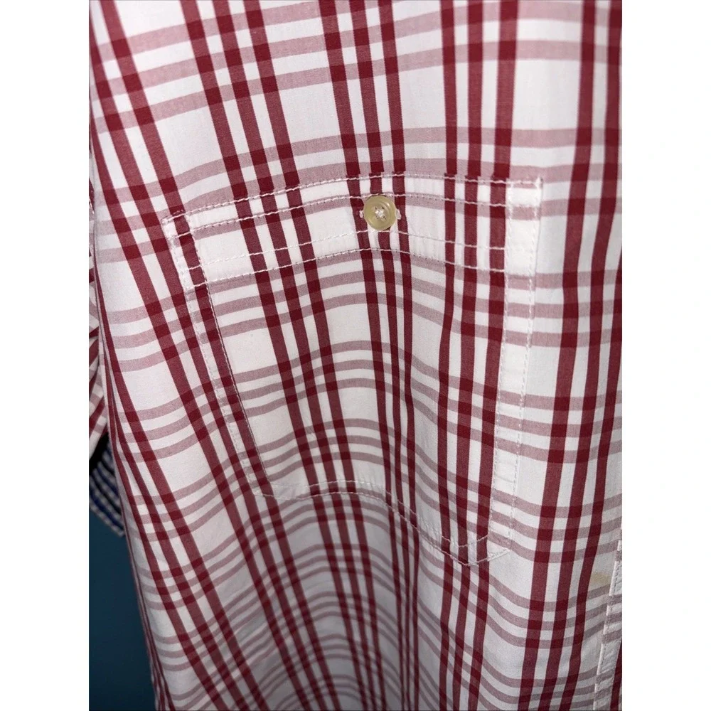Vintage Polo Ralph Lauren Short Sleeve Button Up Shirt Plaid XL Preppy Lot Of 2